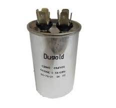 CAPACITOR DUPLO 30+2,5MFD 440V TERM DUGOLD METAL