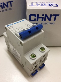 DISJUNTOR BIPOLAR DIN CURVA C 10A 3KA-CHINT