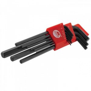 JOGO CHAVE HEXAGONAL 1;5 A 10;0MM 9 PECAS - WORKER